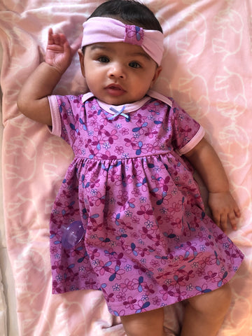 Baby Floral Bodysuit Dress