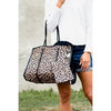 Leopard Neoprene Tote