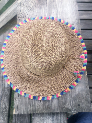 Fringed Beach Hat