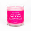 Moms Run The World Candle