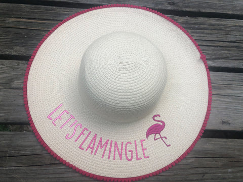 Flamingo  Beach Hat