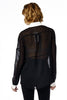 Sheer Me Button Up Blouse