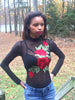 Sheer Rose Bodysuit