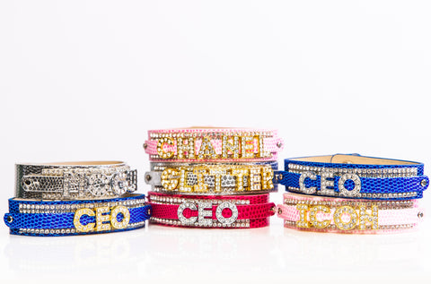 Glitter Glam Cuff Bracelets
