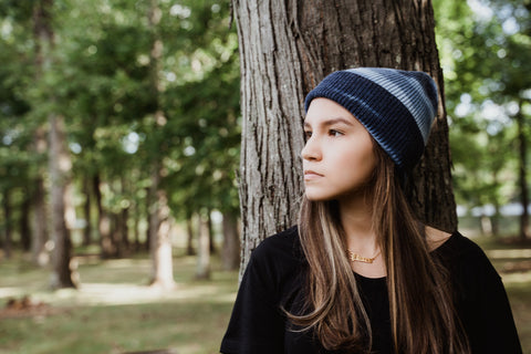 Knit Tie Dye Beanie