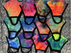 Ribbed Tie Dye Mask