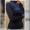 Blue Leopard Top