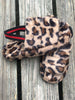 Faux Fur Leopard Slippers