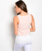 Pretty Me Peach Tassel Top