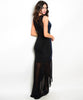 I Heart Metallic Hi Low Dress