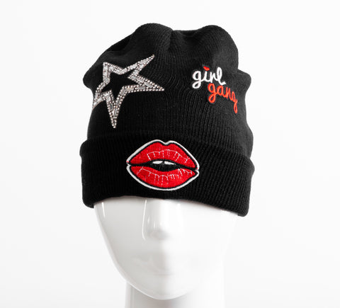 Girl Gang Lips Beanie