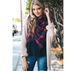 Oversized Plaid Scarf