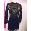 Crochet Black Dress