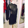 Crochet Black Dress