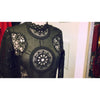 Crochet Black Dress