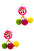 Pom Beaded Earrings